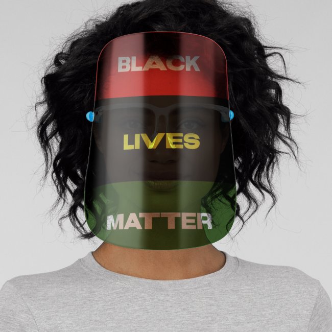 Black Lives Matter Face Shield