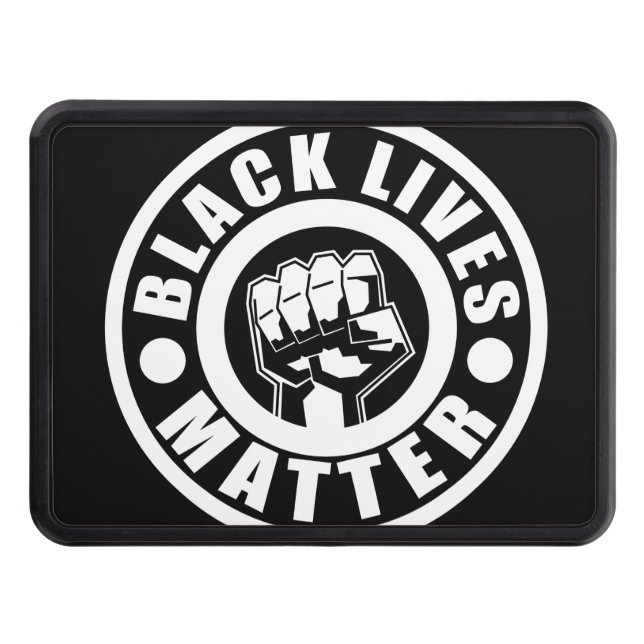Black Lives Matter, Fist, Black Power, BHM Hitch Cover (Front)