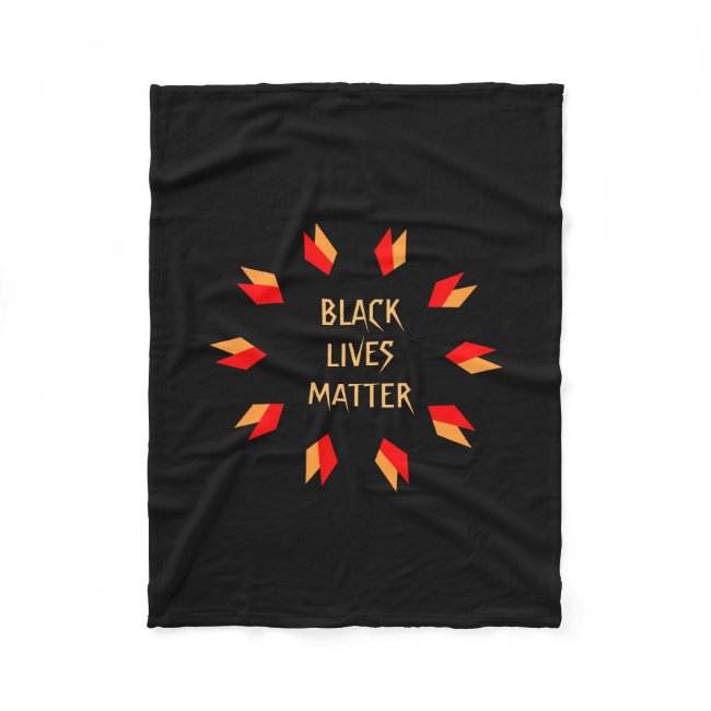 Black Lives Matter Fleece Blanket
