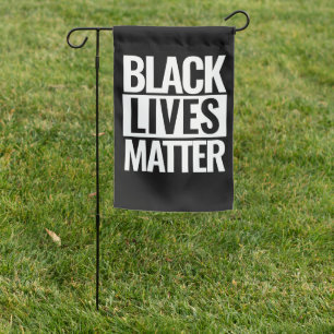 Black Lives Matter Garden Flag