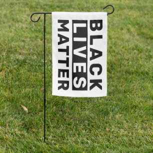 Black Lives Matter Garden Flag