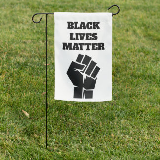 Black Lives Matter Garden Flag