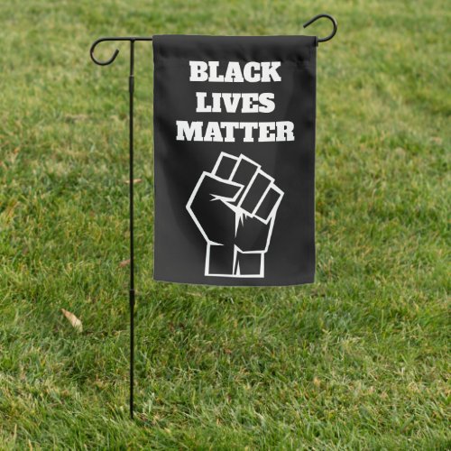 Black Lives Matter Garden Flag