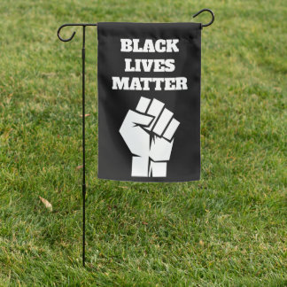 Black Lives Matter Garden Flag