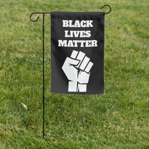 Black Lives Matter Garden Flag