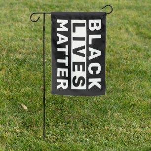 Black Lives Matter Garden Flag
