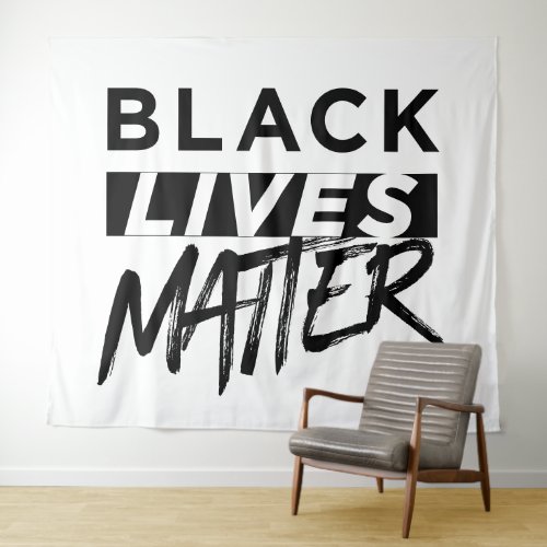Black lives matter giant huge tapestry