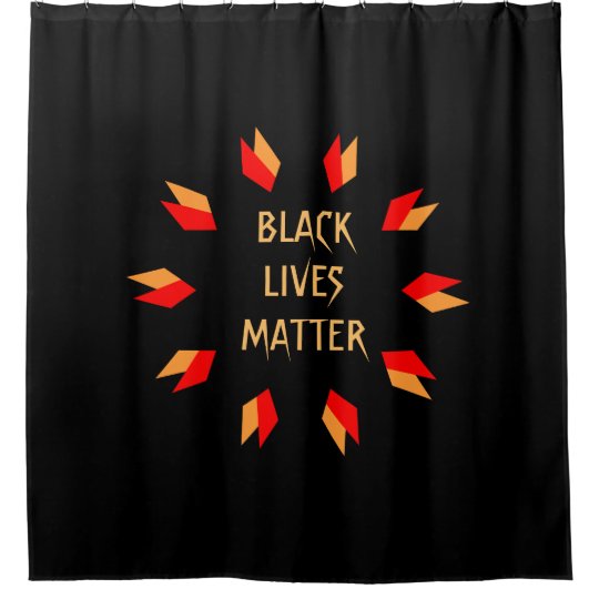 Black Lives Matter Gold and Red Shower Curtain | Zazzle Black Lives Matter Gold and Red Shower Curtain | Zazzle