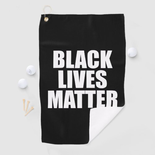 Black Lives Matter Golf Towel