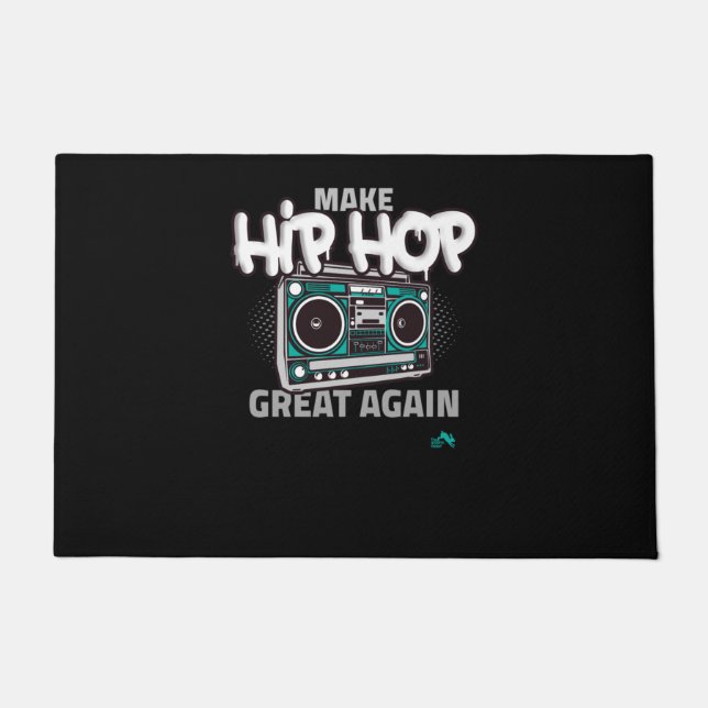 Black Lives Matter Graffiti Equality Empowered Dab Doormat (Front)