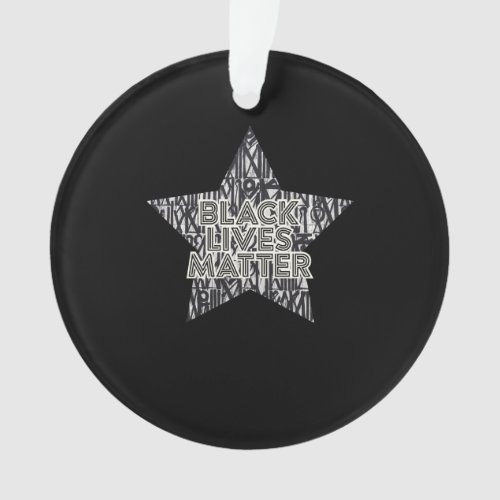 Black Lives Matter Graffiti Equality Empowered Ornament