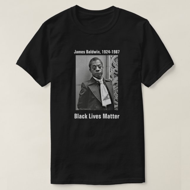 Black Lives Matter, James Baldwin T-Shirt (Design Front)