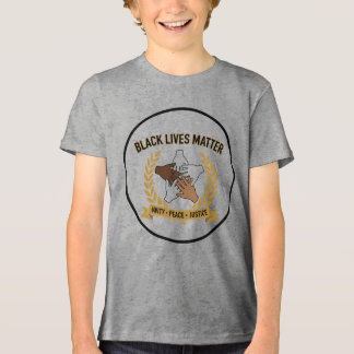 Black Lives Matter Kids T-Shirt | Equality, Justic Tri-Blend Shirt