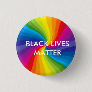 Black Lives Matter/LGBTQ Pinback Button