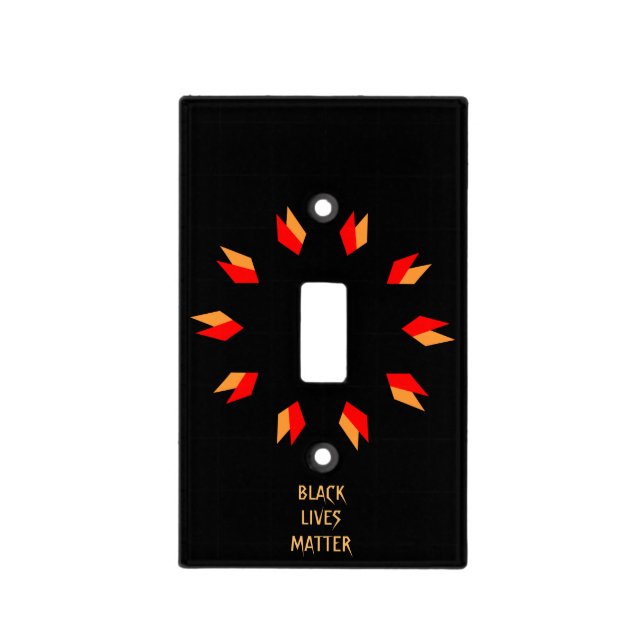 Black Lives Matter Light Switch Cover (Front)