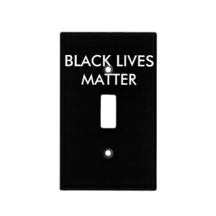 Black Lives Matter Light Switch Cover, BLM Cover