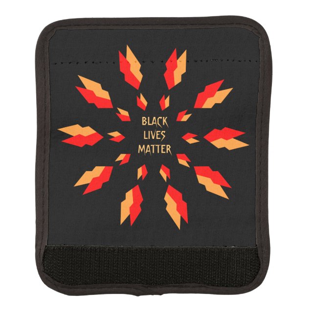 Black Lives Matter Luggage Handle Wrap (Front)