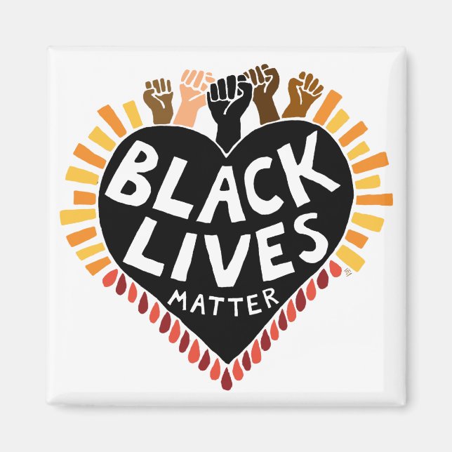 Black Lives Matter Magnet (Front)