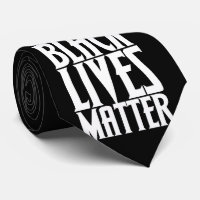 Black lives matter neck tie