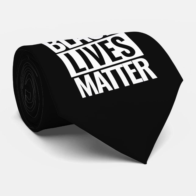 Black Lives Matter Neck Tie (Rolled)