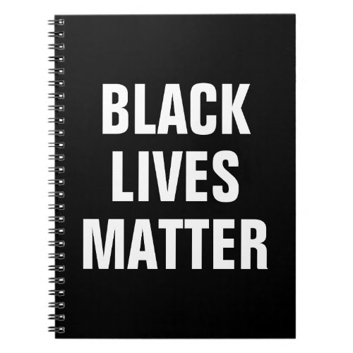 Black Lives Matter Notebook