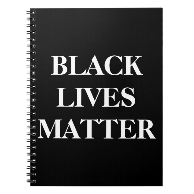 Black Lives Matter Notebook (Front)