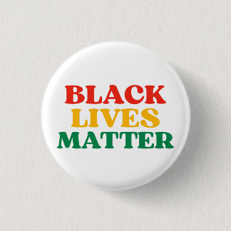 Black Lives Matter Ornament Button