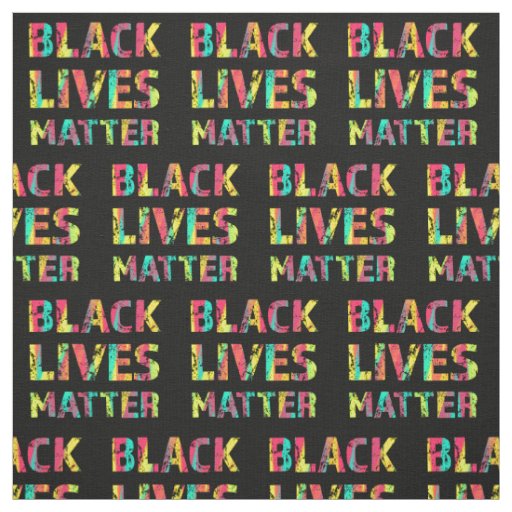 Black Lives Matter Painting 01 Customizable Fabric