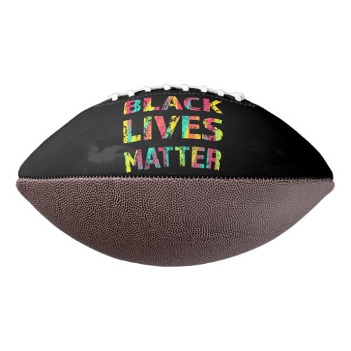 Black Lives Matter Painting 01 Rise Up Reminder Football