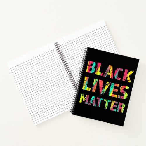 Black Lives Matter Painting 01 Rise Up Reminder Notebook