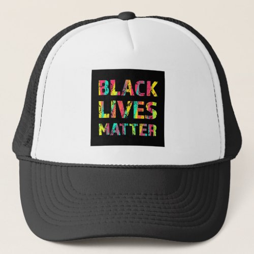 Black Lives Matter Painting 01 Take A Stand Trucker Hat