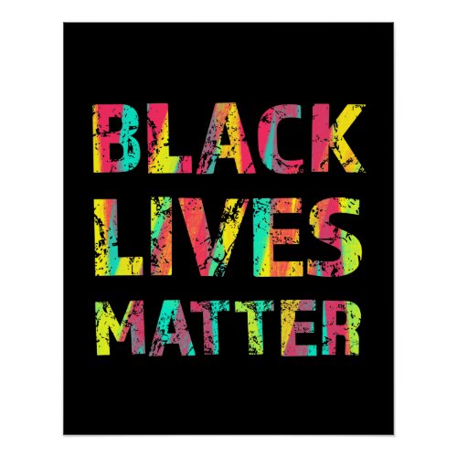 Black Lives Matter Painting 01 Uprising Multi Size Poster