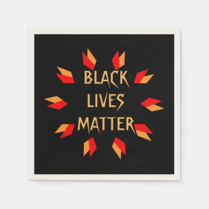 Black Lives Matter Paper Napkins