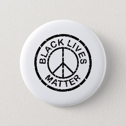 black lives matter peace sign button