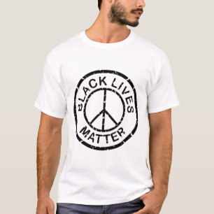 black lives matter peace sign T-Shirt