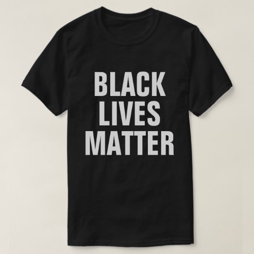 BLACK LIVES MATTER Police Shooting Protest Tee