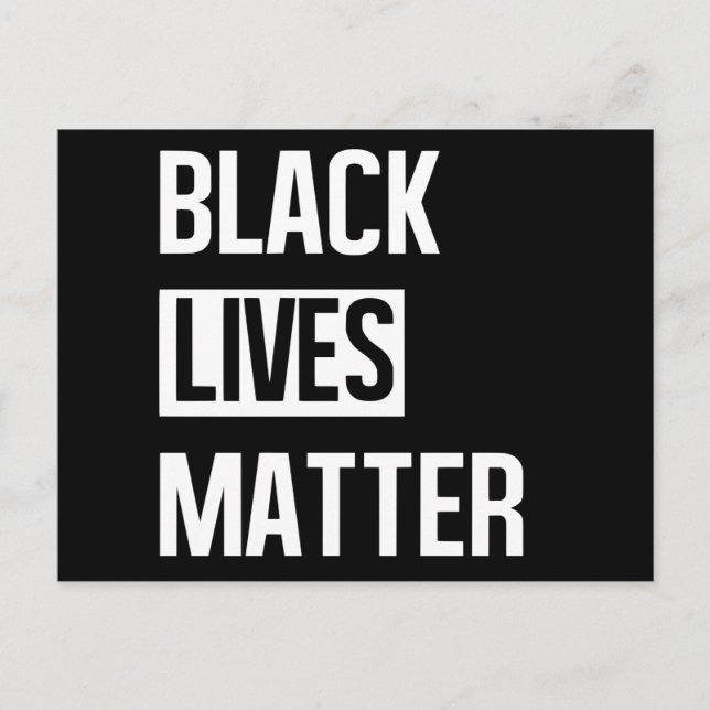 Black Lives Matter Postcard (Front)