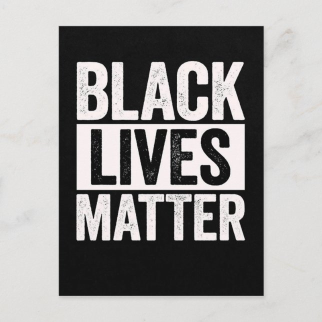 Black Lives Matter Postcard (Front)
