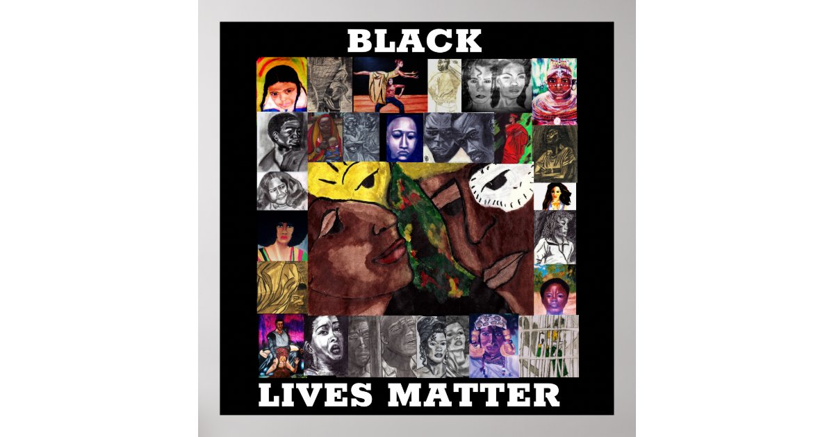 Black Lives Matter Poster Zazzle