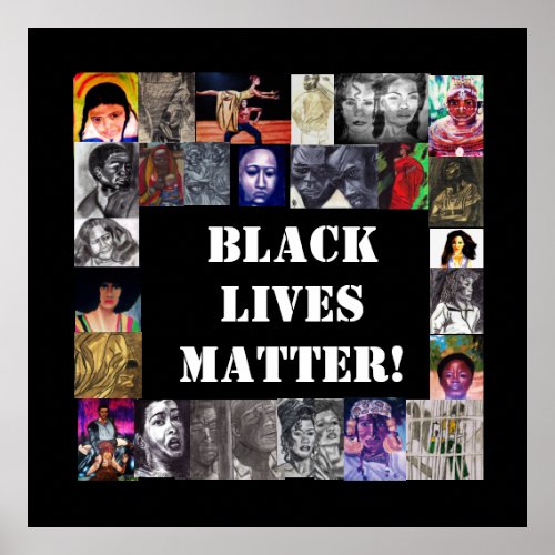 BLACK LIVES MATTER poster