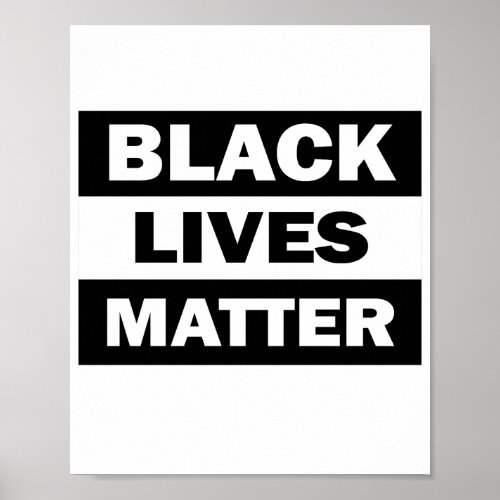 Black Lives Matter  Poster
