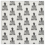 black lives matter power fist blm protest pattern fabric
