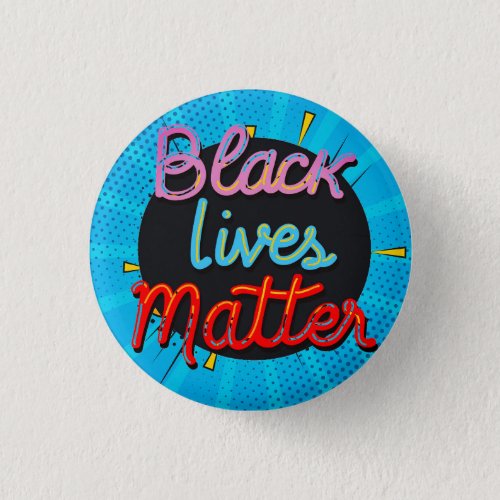 Black Lives Matter Protest Button