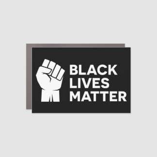 Black Lives Matter Resist Fist BLM Car Magnet