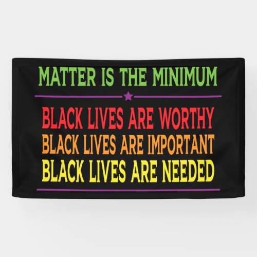Black Lives Matter Resist Racism blm Banner