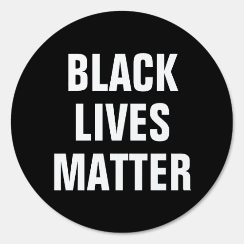 Black Lives Matter Round Yard Sign