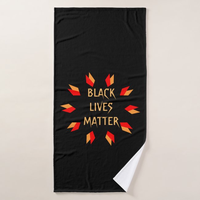 Black Lives Matter Set of Bath Towels