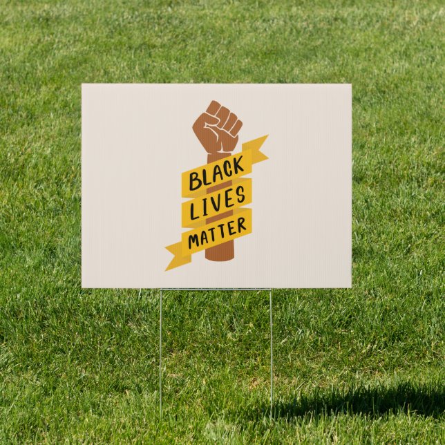 Black Lives Matter Sign (Insitu)