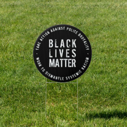 Black Lives Matter Sign