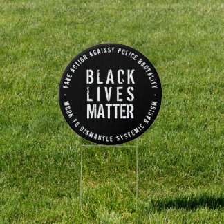 Black Lives Matter Sign